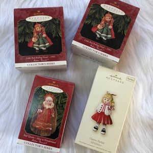 Set of 4 Hallmark Madame Alexander Ornaments